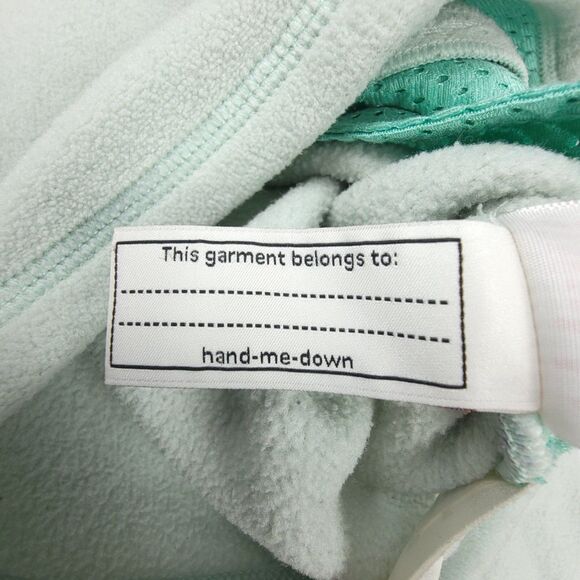 PATAGONIA Baby Synchilla Cardigan Fleece Hoodie Jacket Baby Mint Green 12 - 18M - Picture 10 of 12